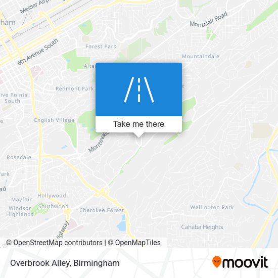 Overbrook Alley map