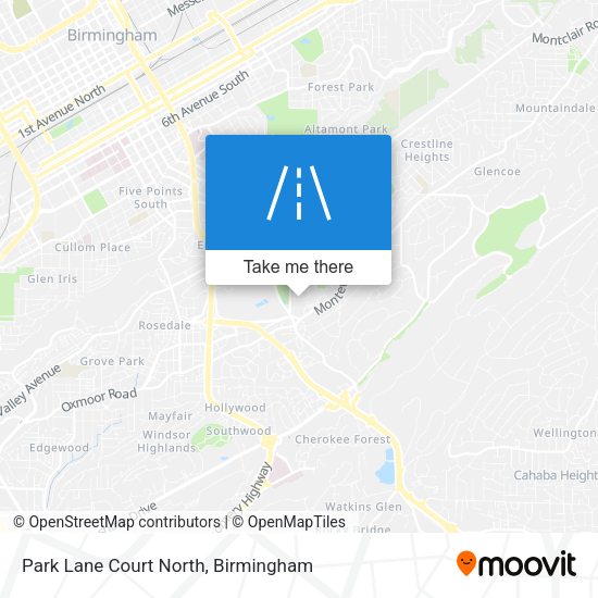 Park Lane Court North map