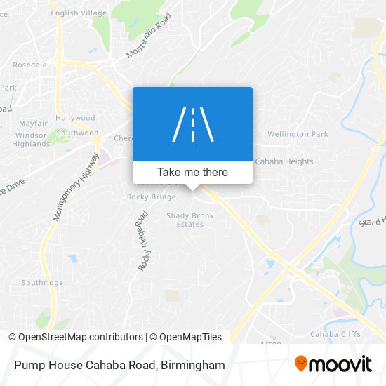 Mapa de Pump House Cahaba Road