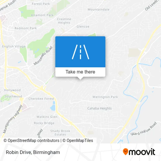 Robin Drive map