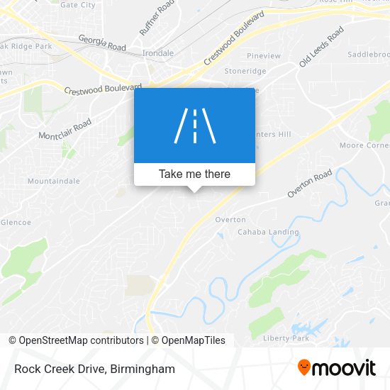 Rock Creek Drive map