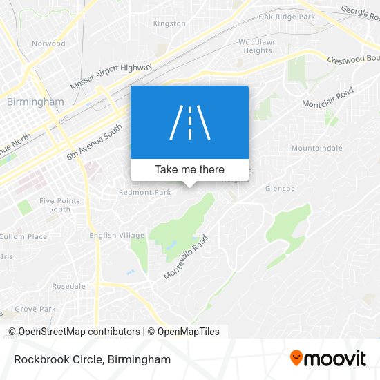 Rockbrook Circle map