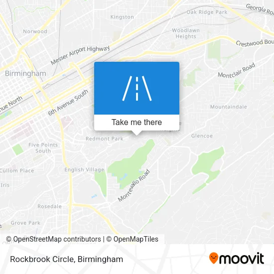 Rockbrook Circle map