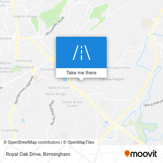 Royal Oak Drive map