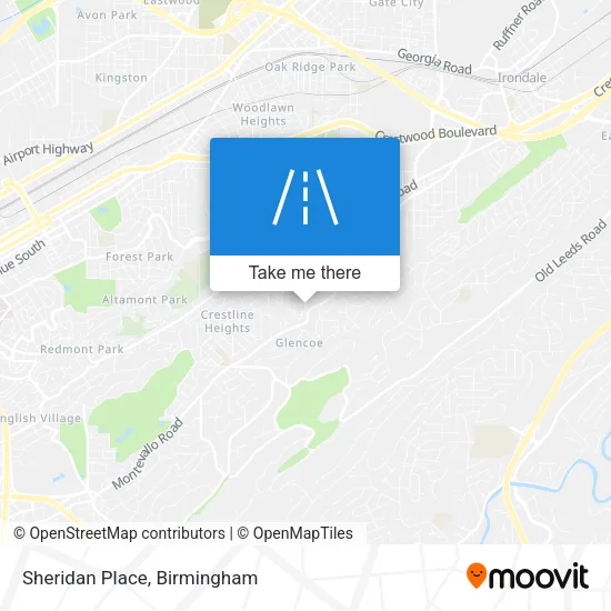 Sheridan Place map