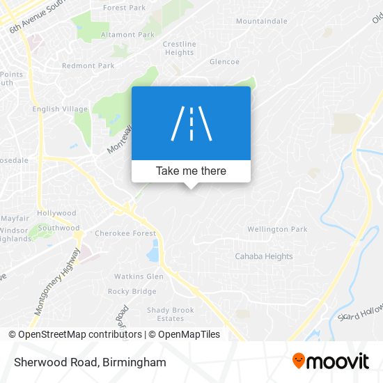 Mapa de Sherwood Road