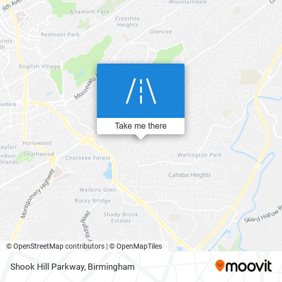 Mapa de Shook Hill Parkway