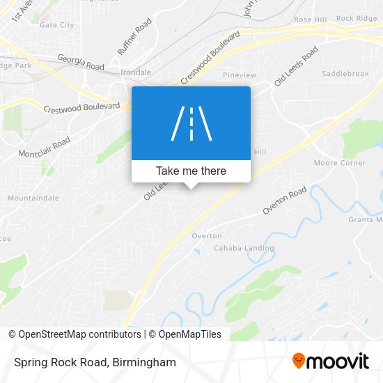 Mapa de Spring Rock Road