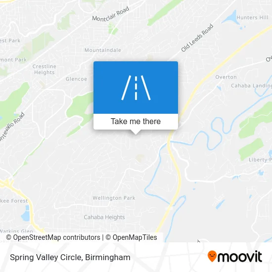 Spring Valley Circle map