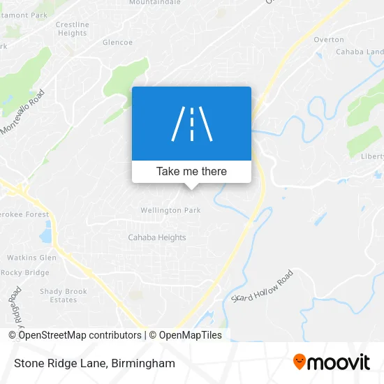 Stone Ridge Lane map