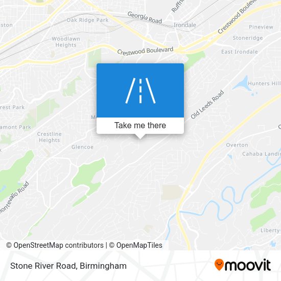 Stone River Road map