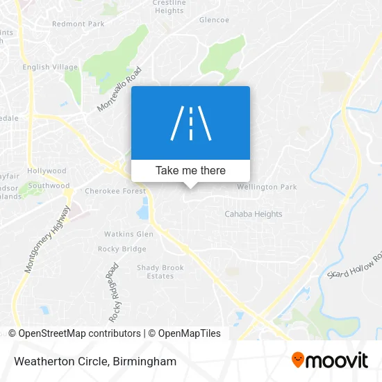 Weatherton Circle map