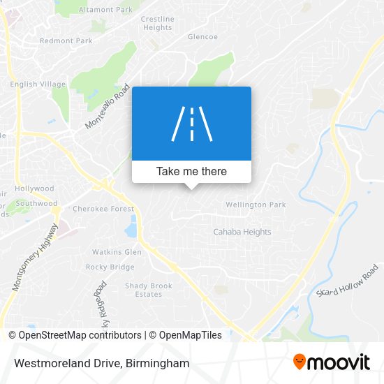 Mapa de Westmoreland Drive