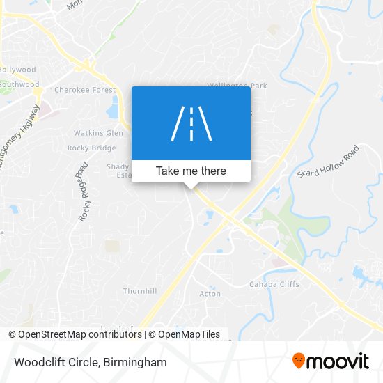 Woodclift Circle map