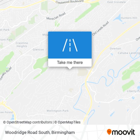 Woodridge Road South map