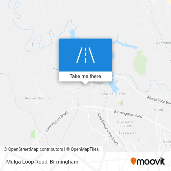 Mulga Loop Road map