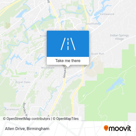 Mapa de Allen Drive