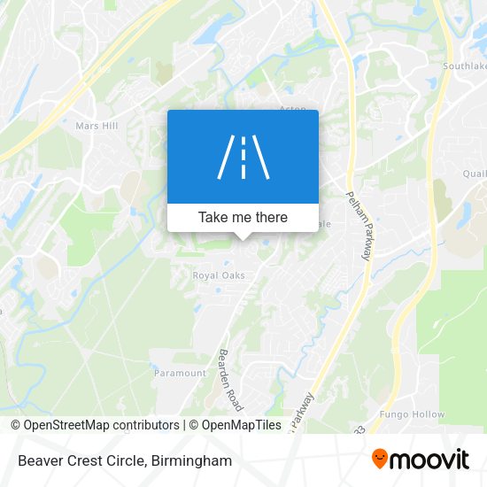 Beaver Crest Circle map