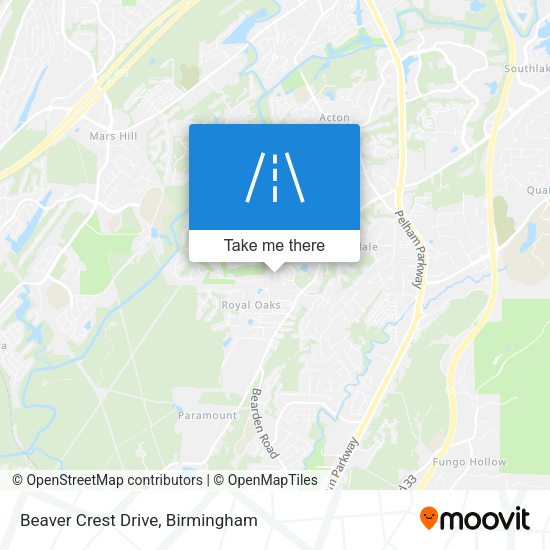 Beaver Crest Drive map