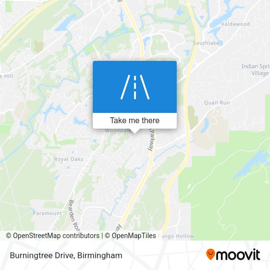 Burningtree Drive map