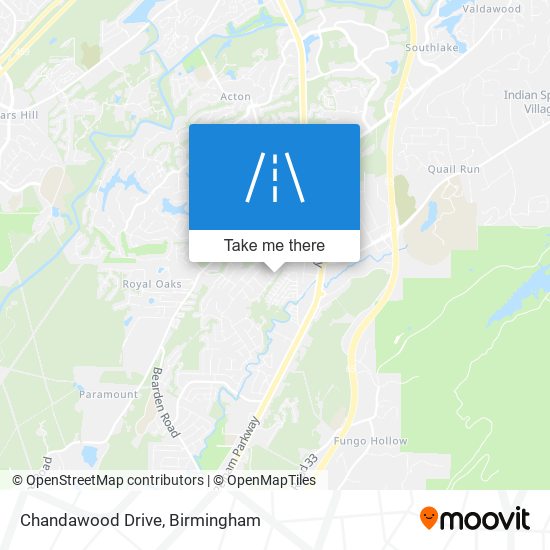 Chandawood Drive map