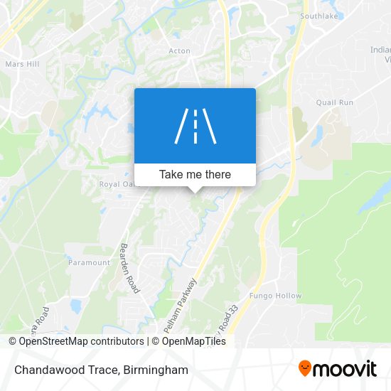 Mapa de Chandawood Trace