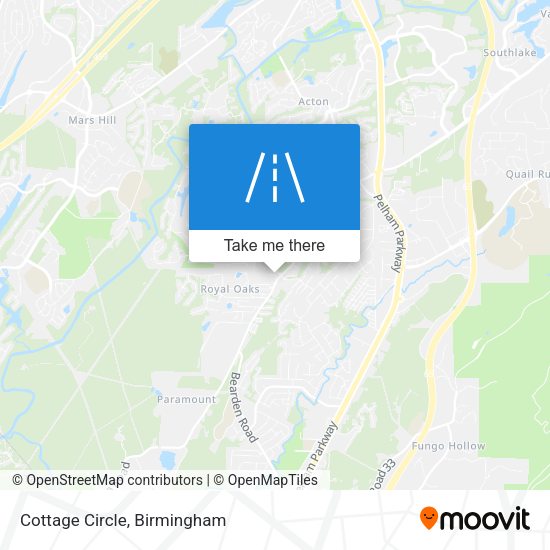 Mapa de Cottage Circle