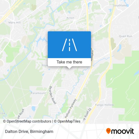 Dalton Drive map