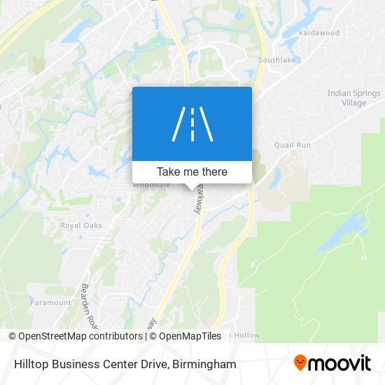 Hilltop Business Center Drive map