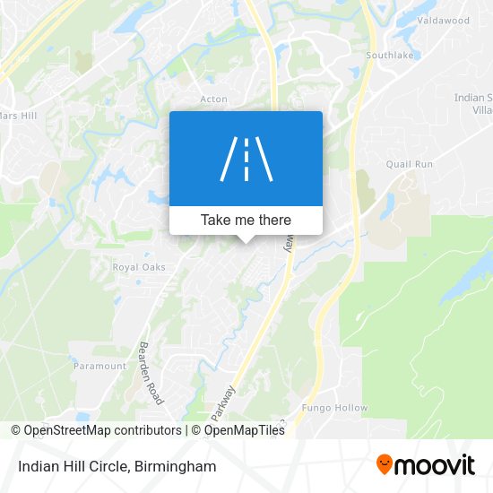 Mapa de Indian Hill Circle