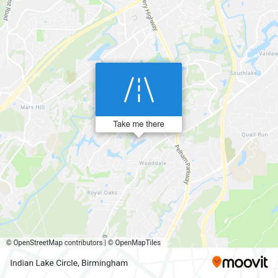 Mapa de Indian Lake Circle