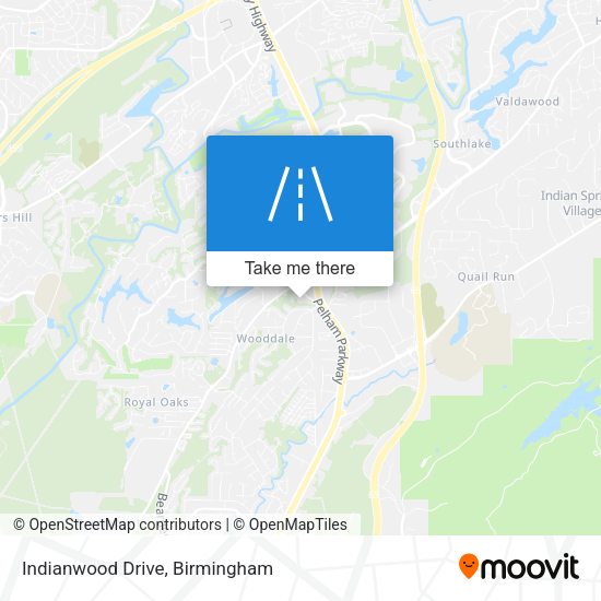 Indianwood Drive map