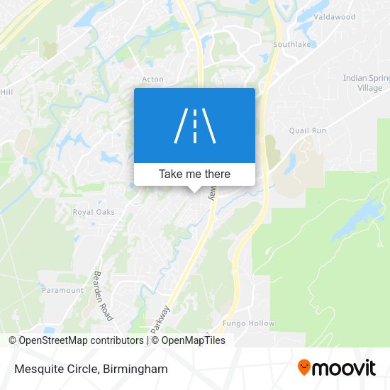 Mesquite Circle map