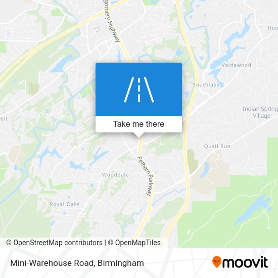 Mapa de Mini-Warehouse Road