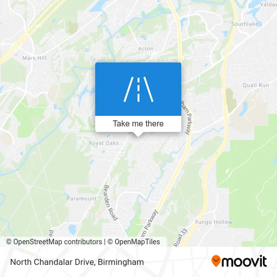 North Chandalar Drive map