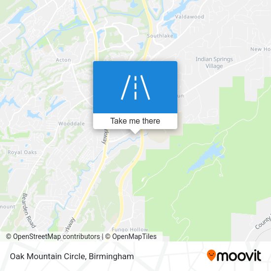 Oak Mountain Circle map