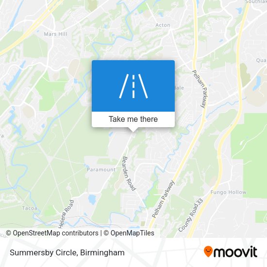 Summersby Circle map