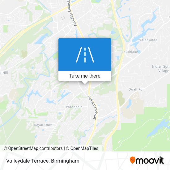 Valleydale Terrace map