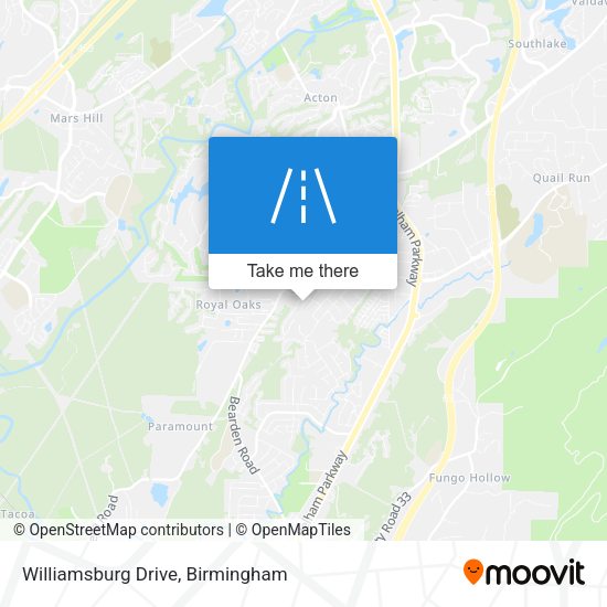 Williamsburg Drive map
