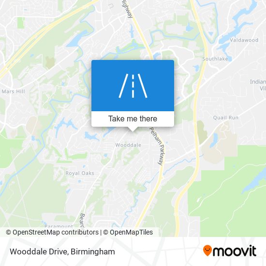 Wooddale Drive map