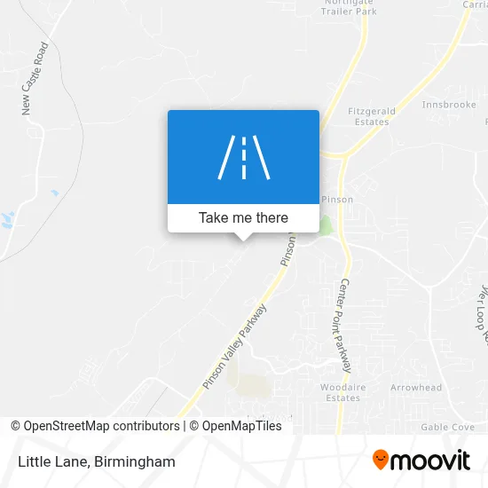 Little Lane map