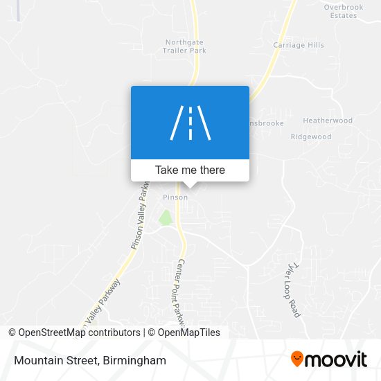 Mountain Street map