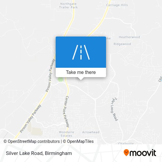 Silver Lake Road map