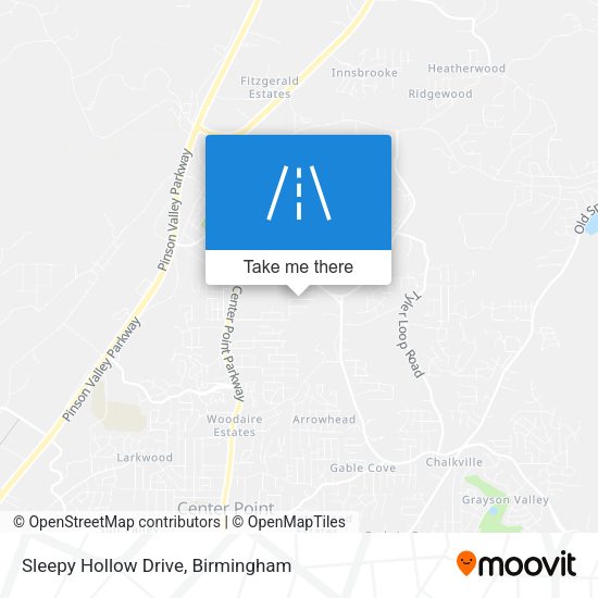 Mapa de Sleepy Hollow Drive