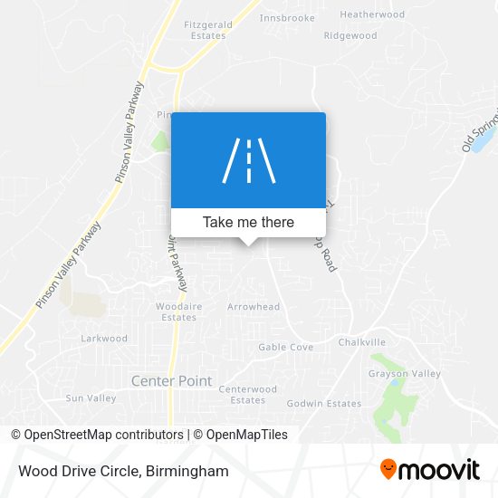 Wood Drive Circle map
