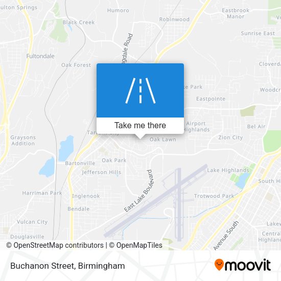 Mapa de Buchanon Street