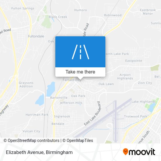 Elizabeth Avenue map