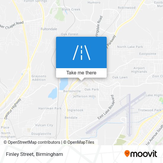 Mapa de Finley Street