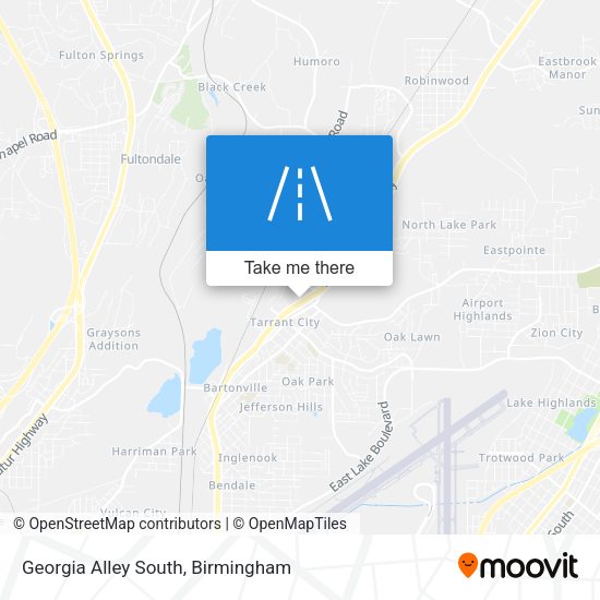 Georgia Alley South map