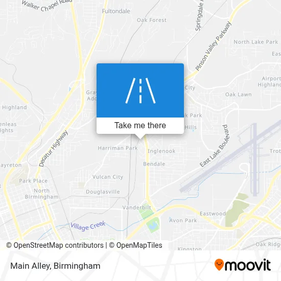 Main Alley map